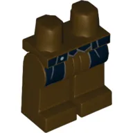 Hips and Dark Brown Legs with Black Vest and Coattails Print (The Lone Ranger)