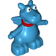Duplo Figure Dragon with Red Collar Print (Stuffy)