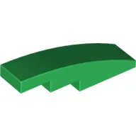 Brick Curved 4 x 1 No Studs [Stud Holder with Symmetric Ridges]