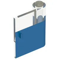 Door 1 x 3 x 3 Right with Window and Vertical Handle