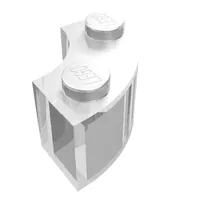Brick Round Corner 2 x 2 Macaroni without Stud Notch