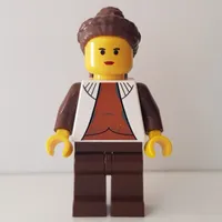 Princess Leia, Cloud City Outfit, Yellow Skin, Dark Orange Shirt