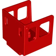 Duplo Train Steam Engine Cabin, Small Front Windows