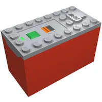 Battery Box, 9V with Red Bottom [6 x AAA]