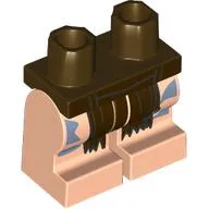 Hips and Light Nougat Medium Legs with Dark Brown Loincloth, Sand Blue Markings print