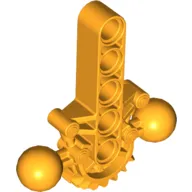 Large Figure Skeletal, Torso with Beam, 2 Ball Joints, and 7 Tooth Half Gear