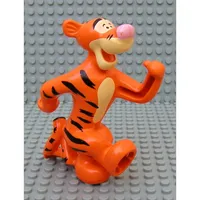 Duplo Figure with Black Tiger Stripes Print (Tigger)
