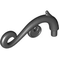 Curled Decorative Ornament with Bar