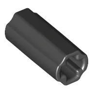 Technic Axle Connector Smooth [with x Hole + Orientation]