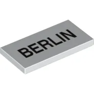 Tile 2 x 4 with 'BERLIN' Print