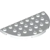 Plate Round Half 4 x 8