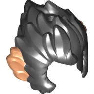 Hair and Sideburns, Messy with Nougat Ears Pattern