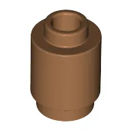 Brick Round 1 x 1 Open Stud