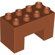 Duplo Brick 2 x 4 x 2 with 2 x 2 Square Arch
