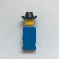 LEGOLAND Blue Torso, Blue Legs, Blue Cowboy Hat