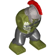 Body Giant, Hulk with Gladiator Helmet Print