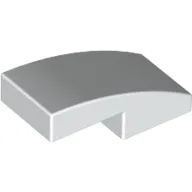 Slope Curved 2 x 1 No Studs [1/2 Bow]