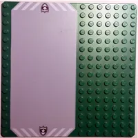 Baseplate 16 x 16 Road / Driveway with Police White Star Badge Print