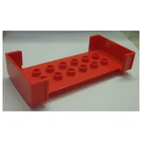 Duplo Wagon Body Large with 2 x 6 Studs and Open Sides