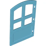 Duplo Door 1 x 4 x 4 with Four Panes, Different Size and Curved Top