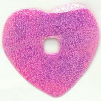 Clikits Icon Accent, Heart, Foil 5 1/4 x 5 1/4 with Textured Surface