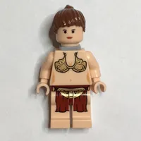 Princess Leia, Slave Outfit, Black Eyes, Neck Bracket
