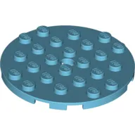 Plate Round 6 x 6 with Hole