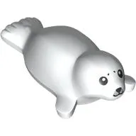 Animal, Seal, Pup (Baby) Black Eyes print