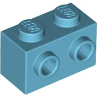 Brick Special 1 x 2 with 2 Studs on 1 Side