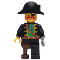 Pirate - Captain, Light Gray Hook, Bicorne