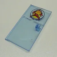 Door 1 x 4 1/2 x 6 with Fire Dept Logo Print [4657]