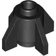 Brick Round 1 x 1 with Fins, Open Stud