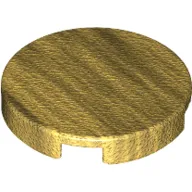 Tile Round 2 x 2 with Bottom Stud Holder