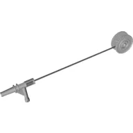 Duplo Winch Drum Narrow with Black String and Light Bluish Gray Nozzle