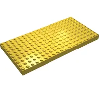 Brick 10 x 20 with Bottom Tubes in single row around edge, with '+' Cross Support