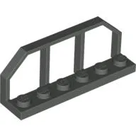 Plate Special 1 x 6 with Train Wagon End Fence