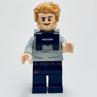 Owen Grady in Light Bluish Gray Shirt, Black neck Bracket