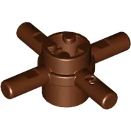 Technic Axle Connector Hub with 4 Bars at 90°