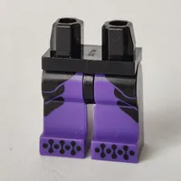 Hips and Dark Purple Legs with Black Markings/Decorations print