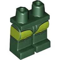 Hips and Dark Green Legs with Green Leotard, Lime Leggings, Green Boots (Green Arrow)