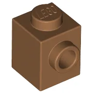Brick Special 1 x 1 with Stud on 1 Side