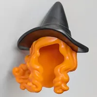 Hair and Hat, Black Witches Hat pattern