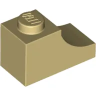Brick Curved 2 x 1 with Inverted Cutout