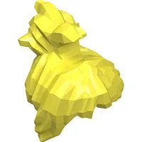 Hair Messy with Swept-up Ponytail, Sidebangs and Clip