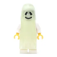 Ghost - Glow in the Dark, White Legs, Yellow Hands