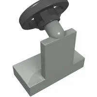 Steering Stand 1 x 2 with Black Steering Wheel