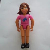 Belville Figure Fixed Elbows, Child, Female, Brown Hair and Pink Shirt