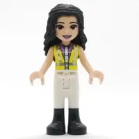 Emma - Safety Jacket, White Pants