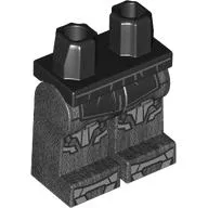 Hips and Pearl Titanium Legs with Black Robe Ends, Silver Armor print