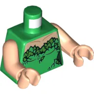 Torso Dress, Leaves Print (Poison Ivy), Light Nougat Arms and Hands